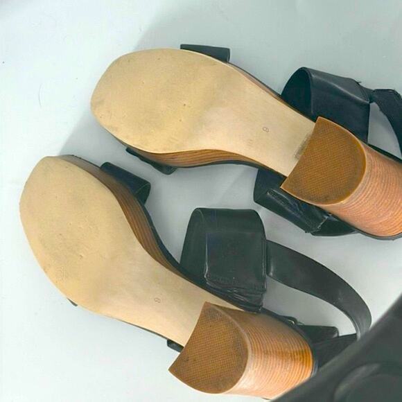 JEFFREY CAMPBELL Ammaly Black Slingback Platform Block Heel Sandal
 sz 9 - Picture 8 of 12